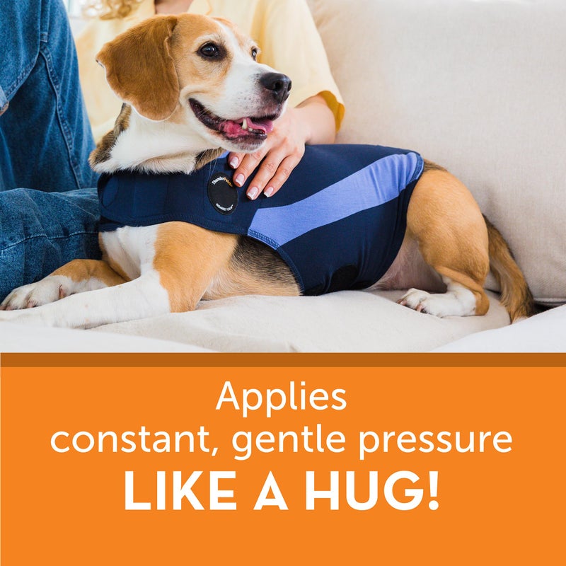 ThunderShirt for Dogs, Small, Blue Polo - Dog Anxiety Relief Calming Vest - Image 3